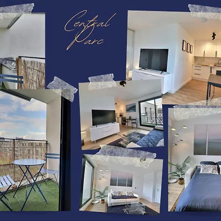 Central Park - Studio Calme - Balcon - Mon Groom Troyes Exterior foto